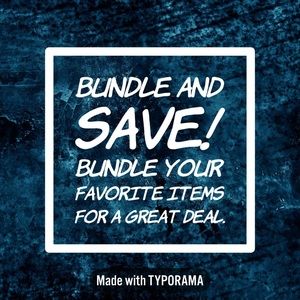 Bundle and Save.